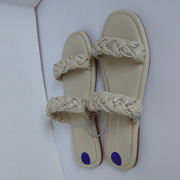 BCBGeneration Tanya slip on braided flats sandals size 8.5 - Picture 9 of 15